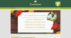 Desktop Screenshot of metzgerei-trautmann.de